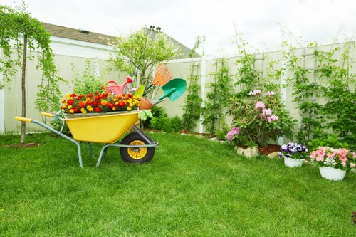 A neatly finished soft landscaping project for a home near Ickenham