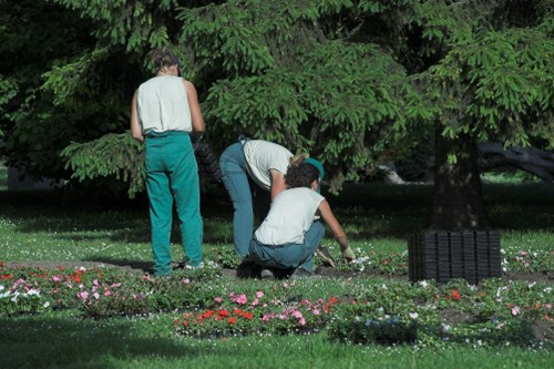 Low-carbon van used for sustainable landscaping collections